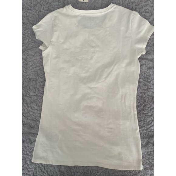 GUESS Los Angeles Women’s Slim Fit Logo TShirt M NWT Pearl Short Sleeve Y2K Styl - Picture 3 of 10